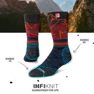 Stance Adventure Garhwal Wool Hiking Crew Socks Mens Large Sizes 9-13
